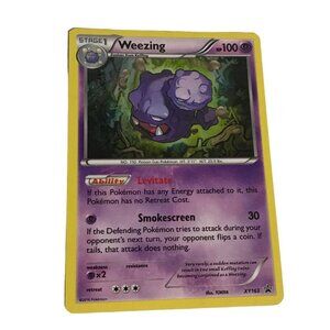 Pokemon TCG Weezing XY 163 Holo Foil Rare Card
